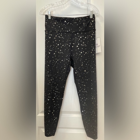 Nine West Black Leggings with Gold Speckles - Picture 5 of 6